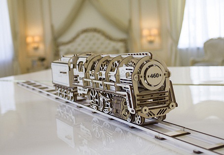 3D-пазл UGears Локомотив (Train)