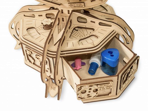 Деревянный 3D-конструктор Eco Wood Art Глобус