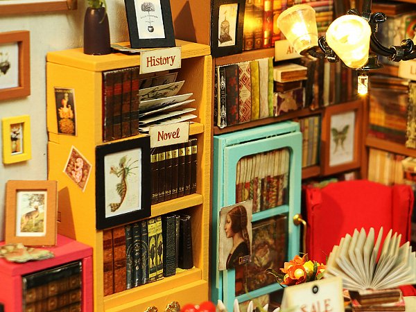 Интерьерный конструктор DIY House Книжная лавка Sam's Study
