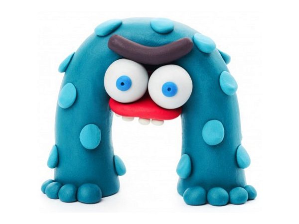 Легкий пластилин для лепки HEY CLAY «Залипаки» Бигфут (5 баночек)