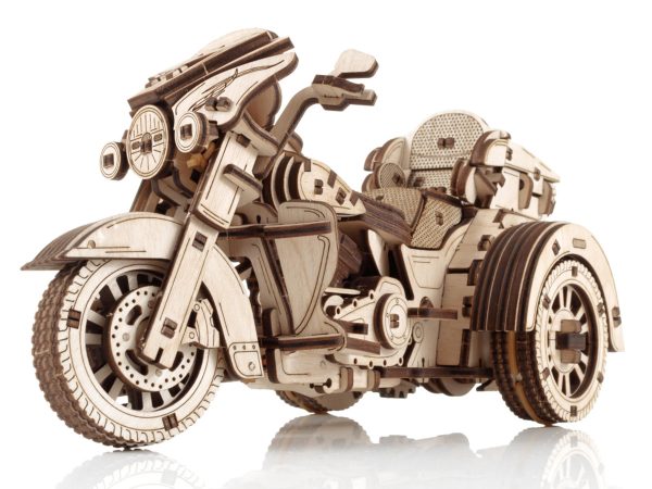 Деревянный мотоцикл малый 16 см