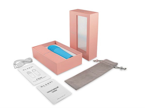 Ультразвуковая щеточка для очищения лица Olzori F-Clean с нагревом