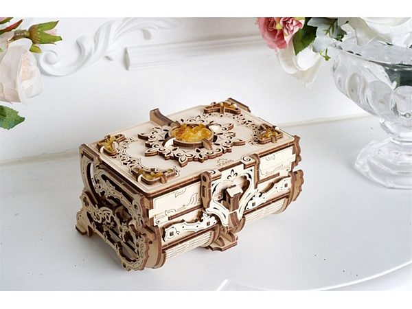 3D-пазл UGears Янтарная шкатулка