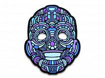 Cветовая маска с датчиком звука GeekMask Robot