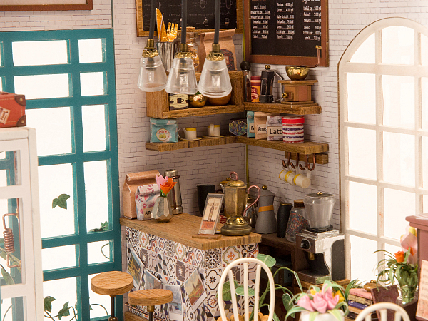 Интерьерный конструктор DIY House Кафе Simon's Caffee