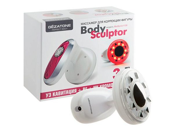 Антицеллюлитный массажер RF и ультразвук Gezatone BioSonic 1130