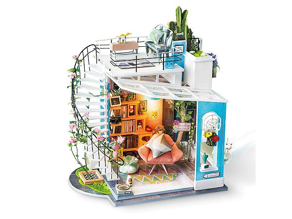Большой интерьерный конструктор DIY House Уютный лофт Dora's Loft