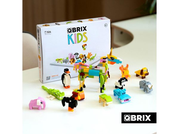 Конструктор QBRIX KIDS Царство животных