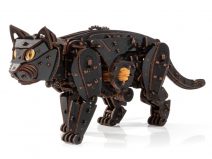 Деревянный 3D-конструктор Eco Wood Art Механический Черный Кот