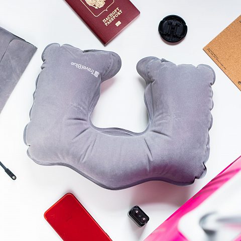 Надувная подушка для путешествий Travel Blue Neck Pillow (220)