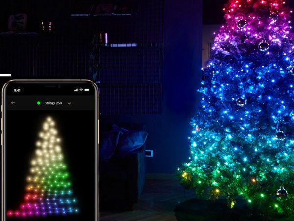 Светодиодная елка с подсветкой Twinkly SMART 2.1м - 600 шт RGB+BT+Wi-Fi