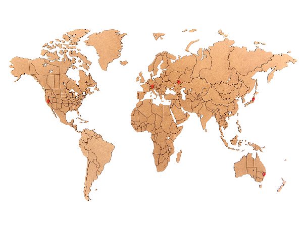 Интерьерный пазл MiMi World Map True Puzzle (100 х 60 см)