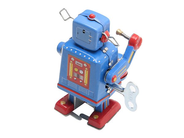 Заводной ретро-робот Барабанщик (R17)