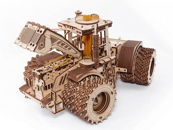 Деревянный 3D-конструктор Eco Wood Art Трактор Кировец К-7М