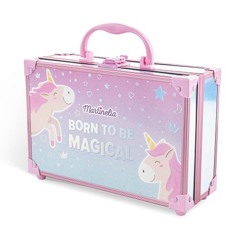 Набор косметики в розовом дорожном кейсе Martinelia Little Unicorn 31109
